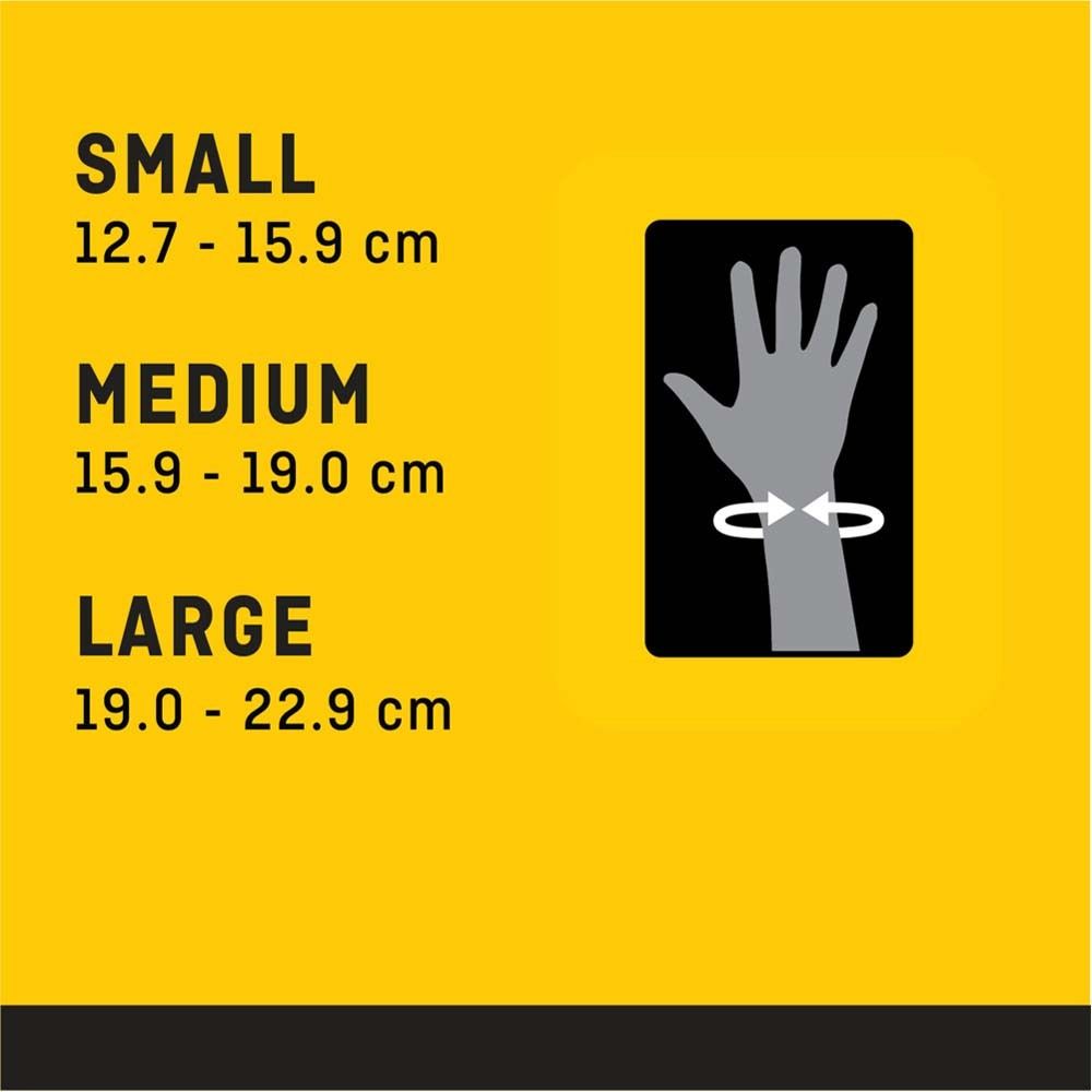 3M FUTURO Handgelenkschiene, Medium. Verpackung, Produkt und Hand. Text: Handgelenk-Schiene, umkehrbar.