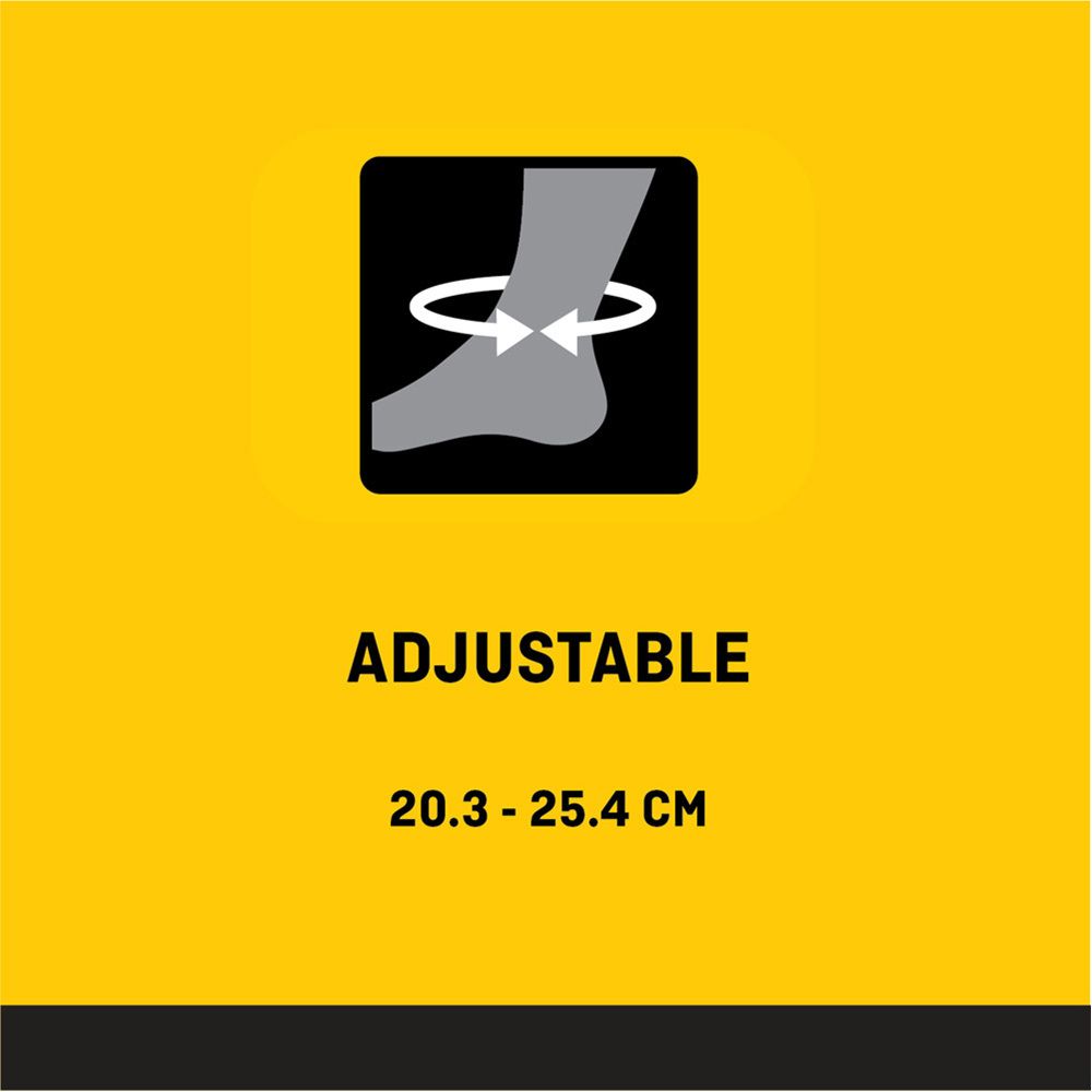 Attelle de cheville 3M™ Futuro™ Sport. Attelle noire avec fermetures velcro. Gros plan.