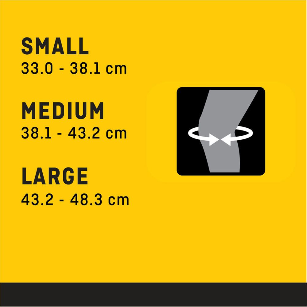 Genouillère Futuro™ Sport. Image du produit. Genouillère. Taille M. Forme anatomique. Hydro-régulatrice.