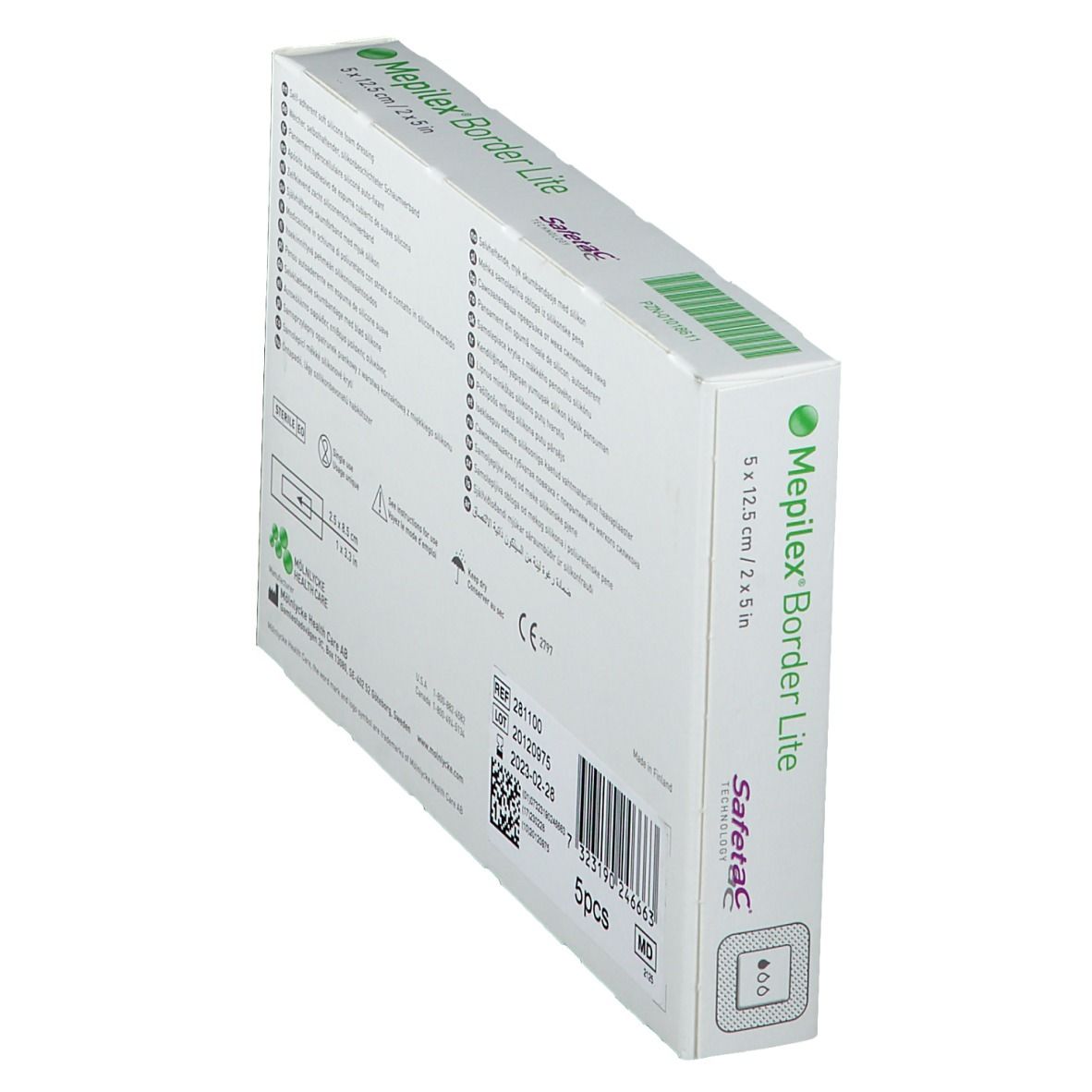 Mepilex® Border Lite 5 x 12,5 cm