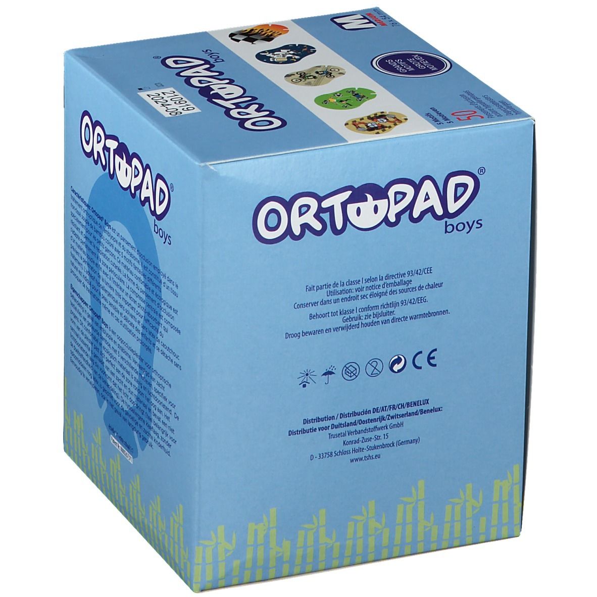 MASTER-AID® ORTOPAD® For Boys Medium Augenkompresse 2-5 Jahre