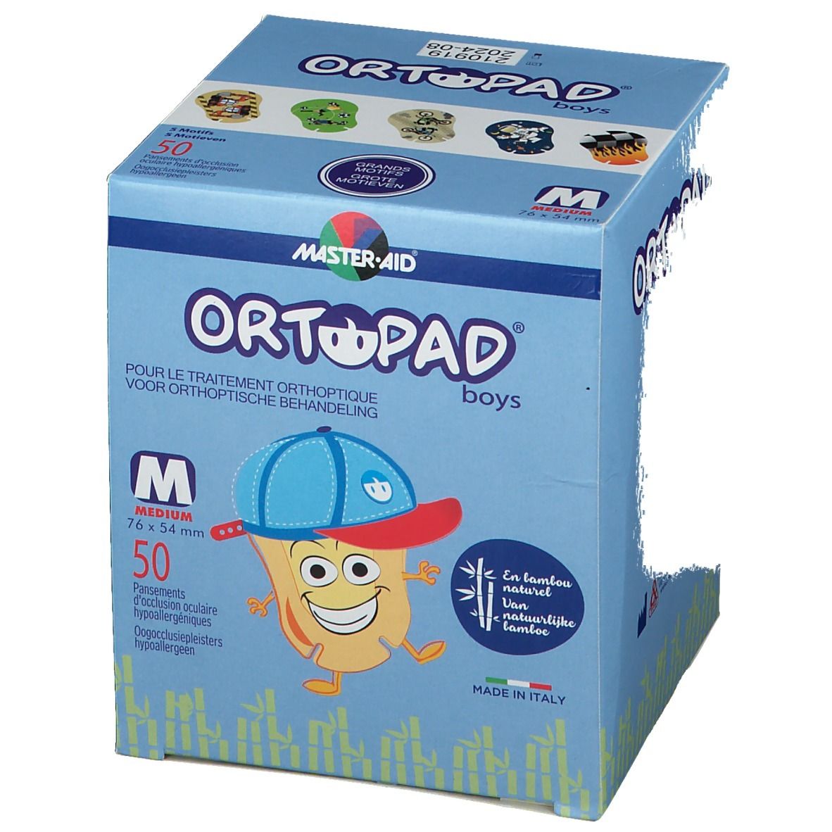 MASTER-AID® ORTOPAD® For Boys Medium Augenkompresse 2-5 Jahre