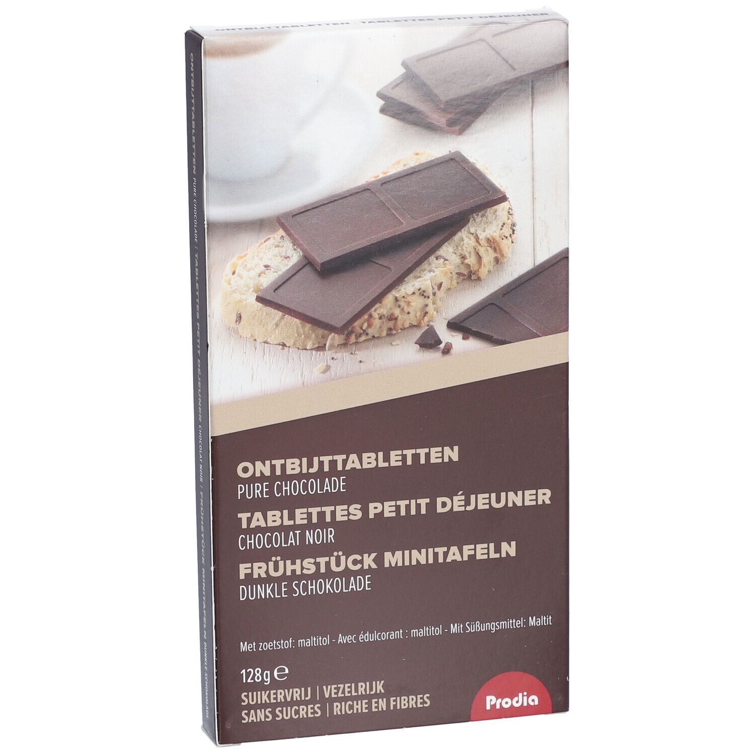 Prodia Tablettes Petit Déjeunerr Chocolat Noir