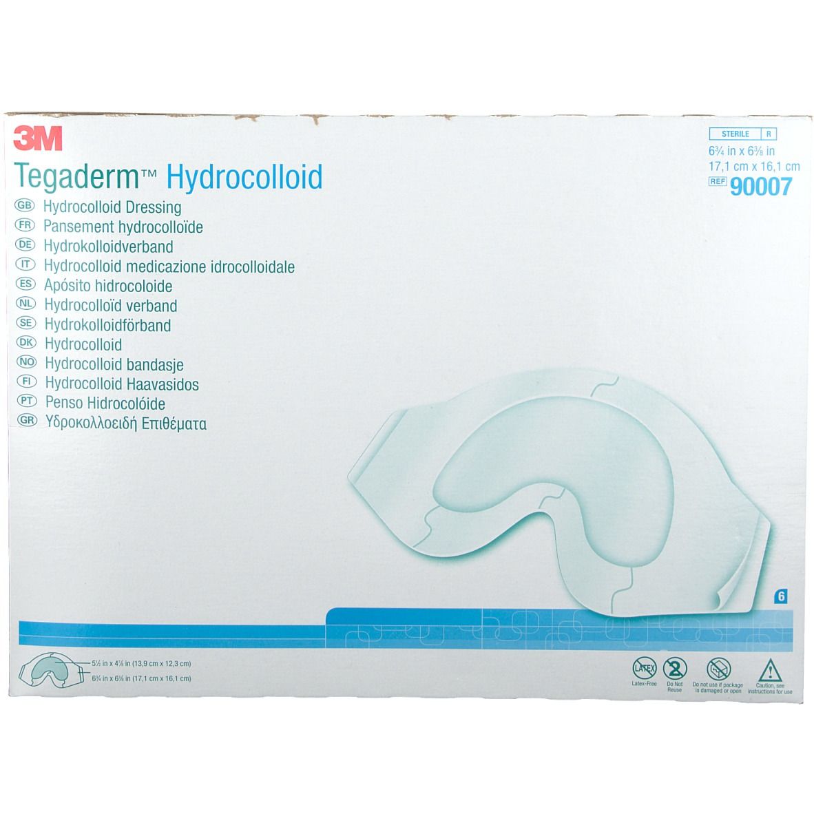 3M™ Tegaderm™ Hydrokolloidverband 16 x 17 cm