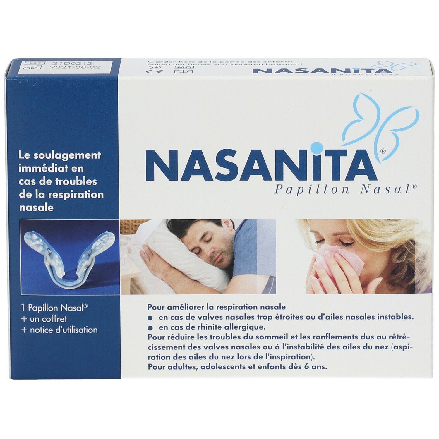NASANITA® Nasenschmetterling