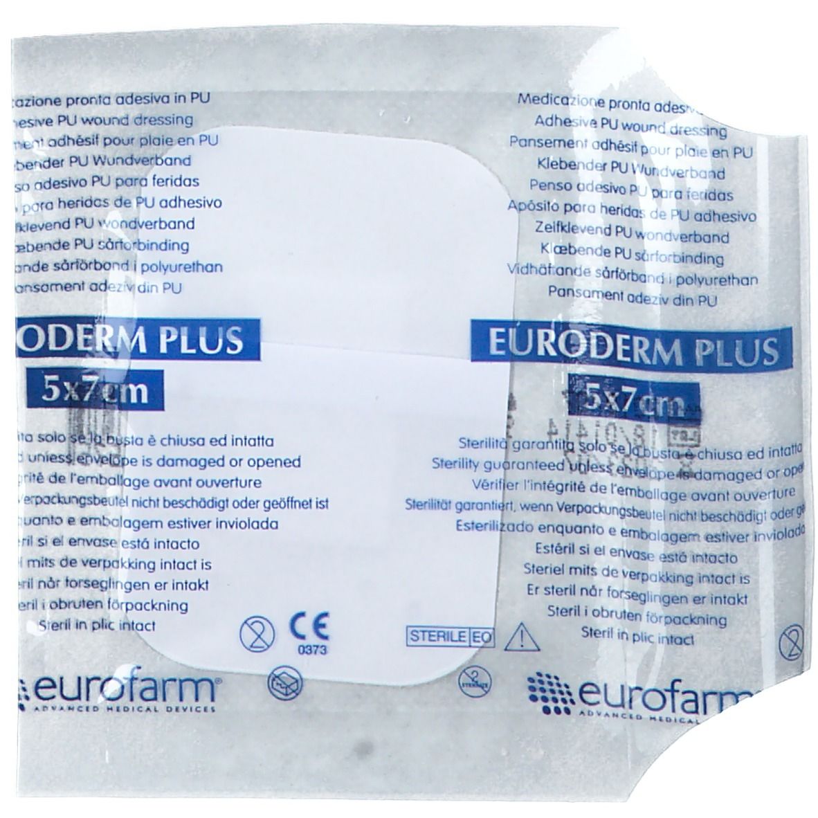 Euroderm Plus Steriler Inselverband 5 cm x 7 cm