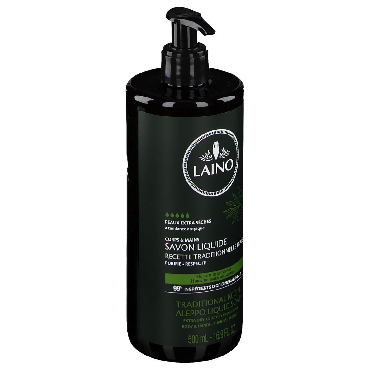 LAINO Savon Liquide Recette Traditionnelle d’Alep