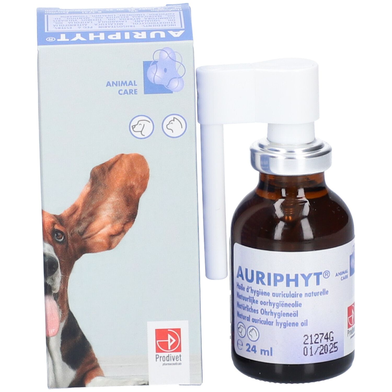 AURIPHYT® Animal Care Huile d'hygiène auriculaire