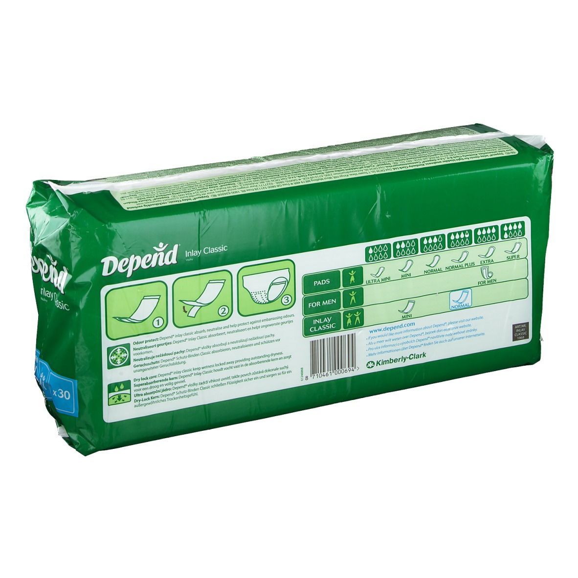 Depend Einlage Classic normal