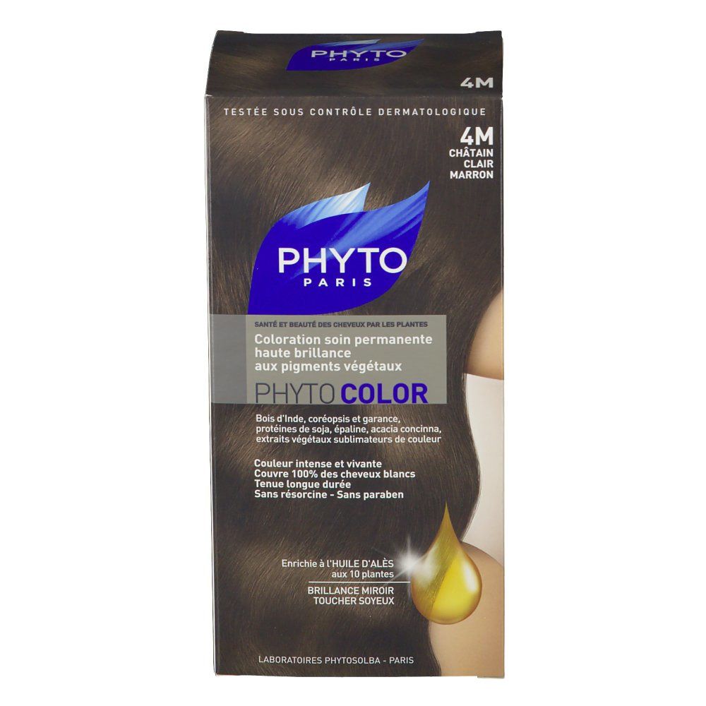 Phyto PHYTOCOLOR Hell Braun 4M