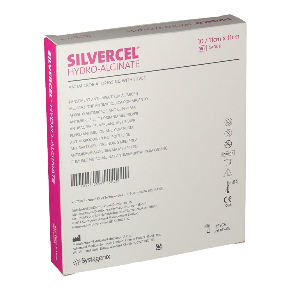 Silvercel Verband 11 x 11Cm Cad011