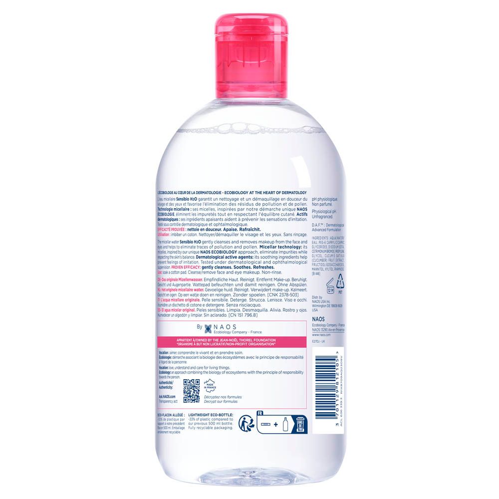 Bioderma Sensibio H2O Eau Micellaire Démaquillante