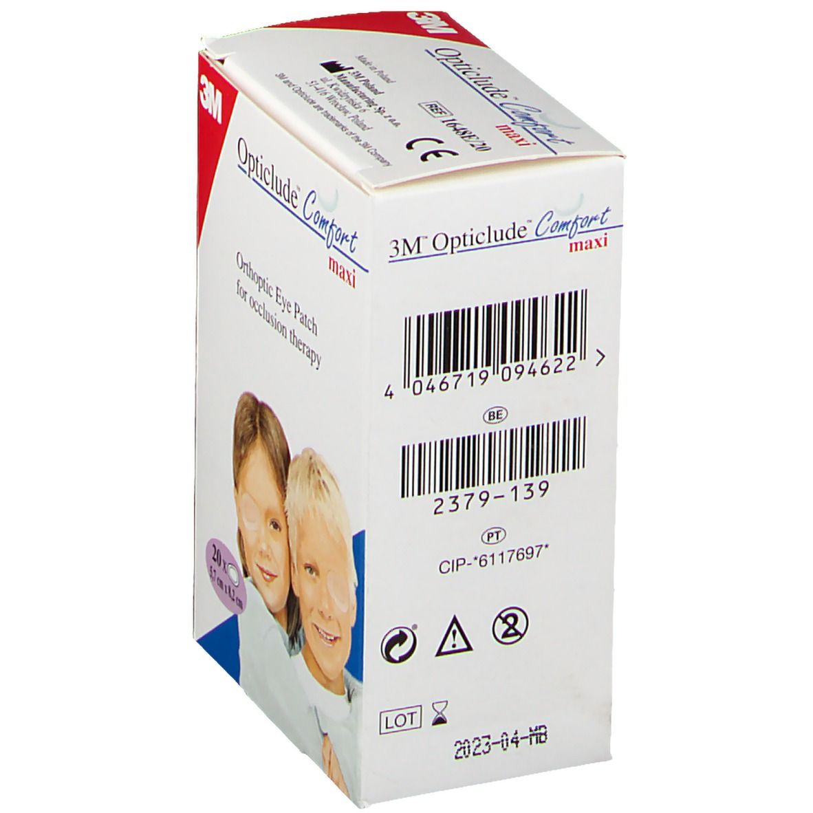 3M™ Opticlude™ Comfort Maxi 5,7 x 8,0 cm