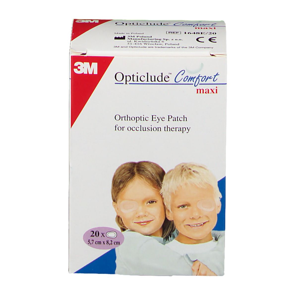 3M™ Opticlude™ Comfort Maxi 5,7 x 8,0 cm