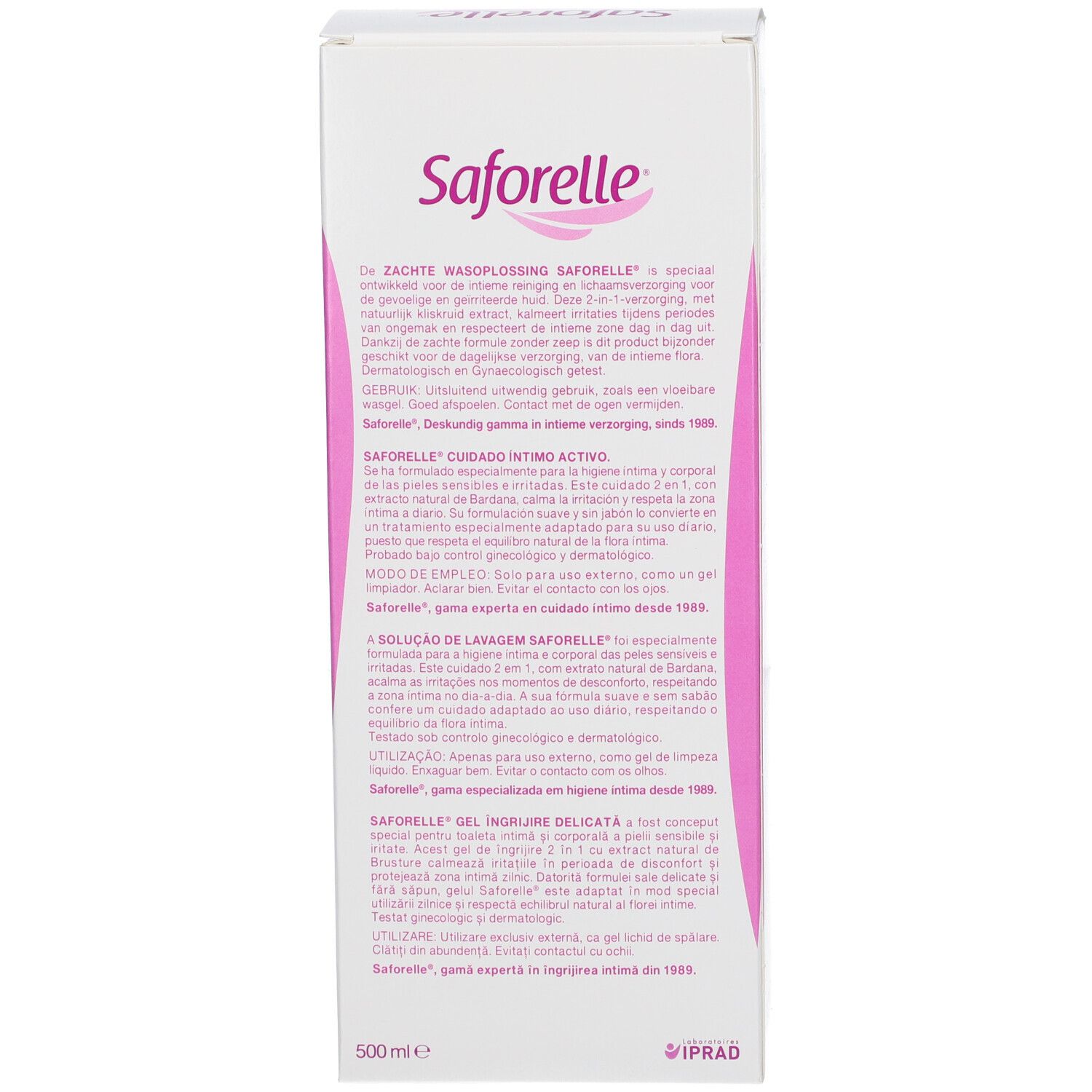 Saforelle® sanfte Reinigungspflege