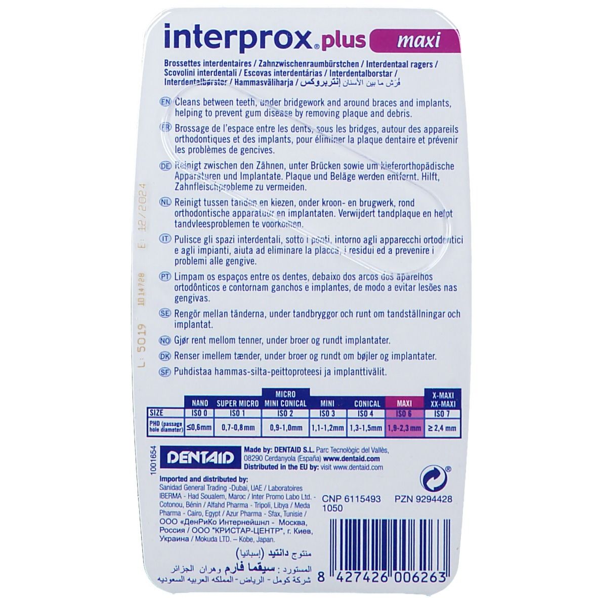 Interprox Plus Brossette Interdentaire Super Maxi Mauve