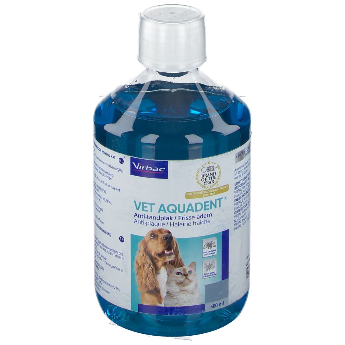 Virbac Vet aquadent® Frischer Atem für Hunde und Katzen
