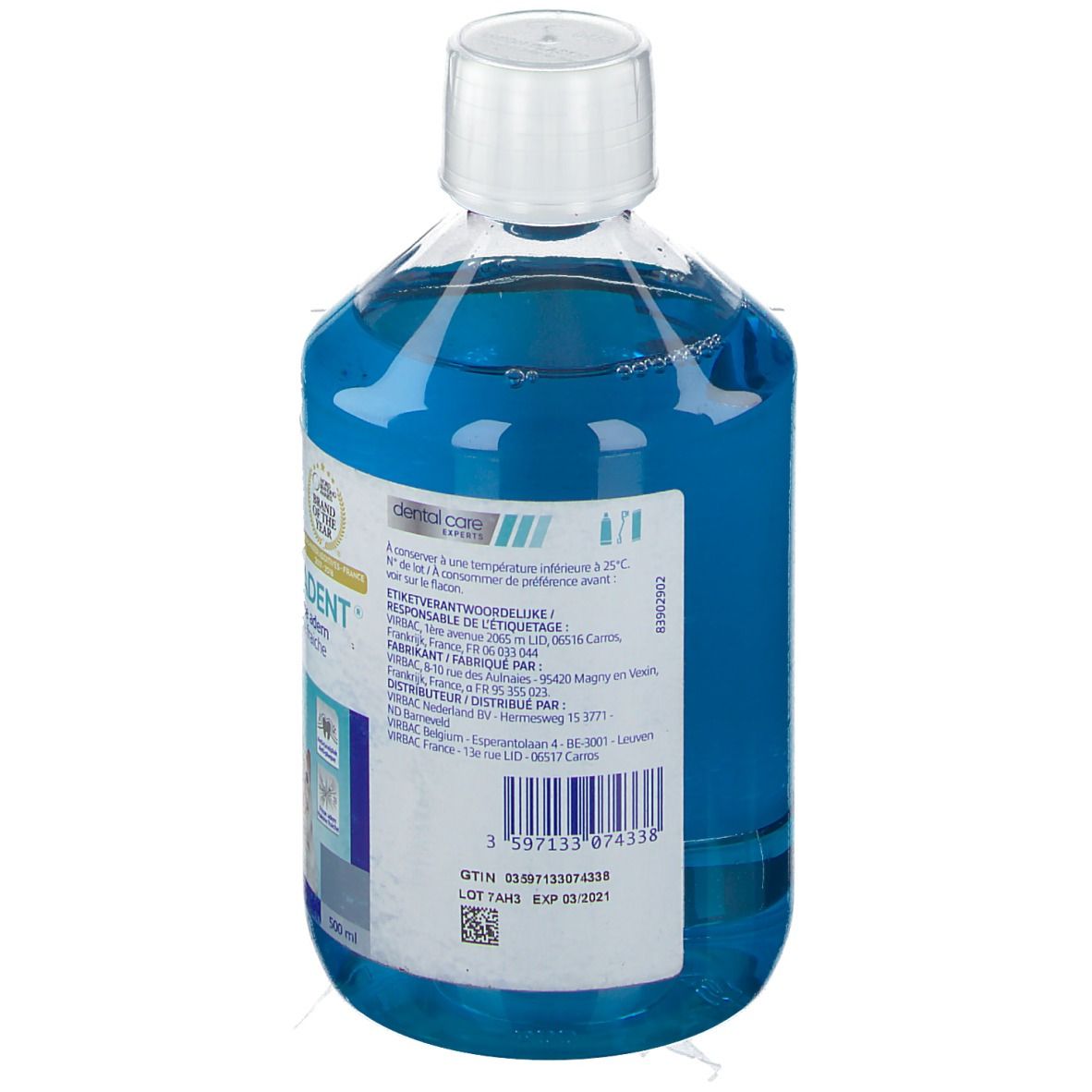 Virbac Vet aquadent® Frischer Atem für Hunde und Katzen