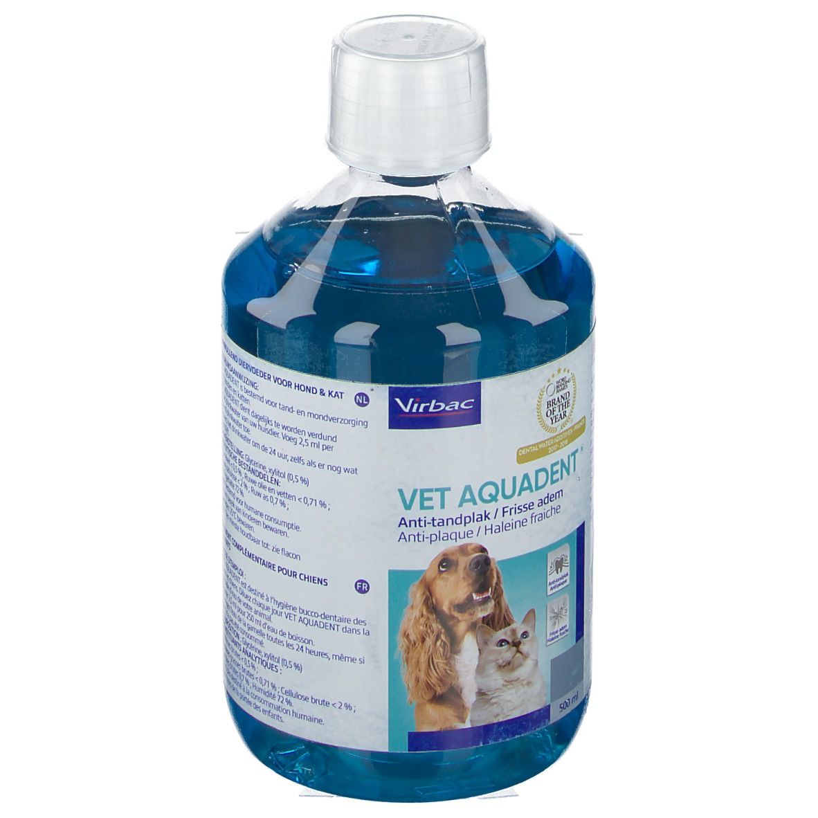 Virbac Vet aquadent® Frischer Atem für Hunde und Katzen
