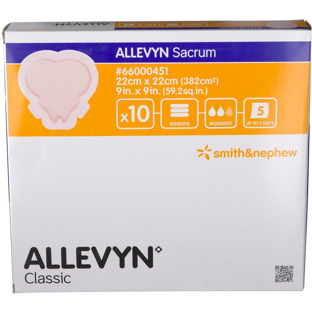 smith & nephew ALLEVYN SACRUM Wundverband 22 x 22 cm