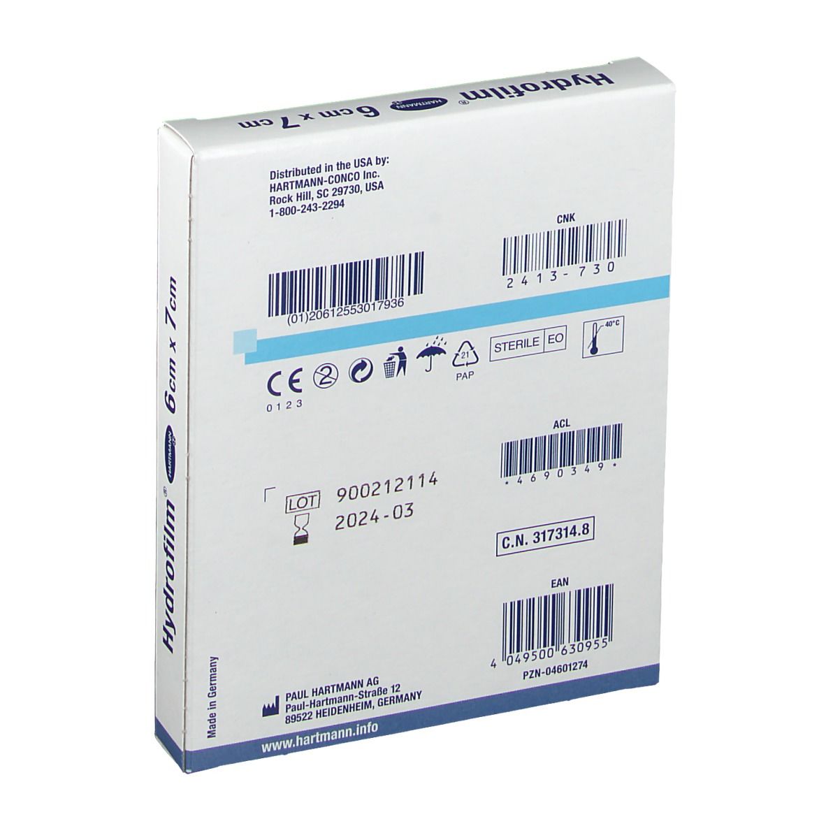 HARTMANN Hydrofilm® 6 x 7 cm