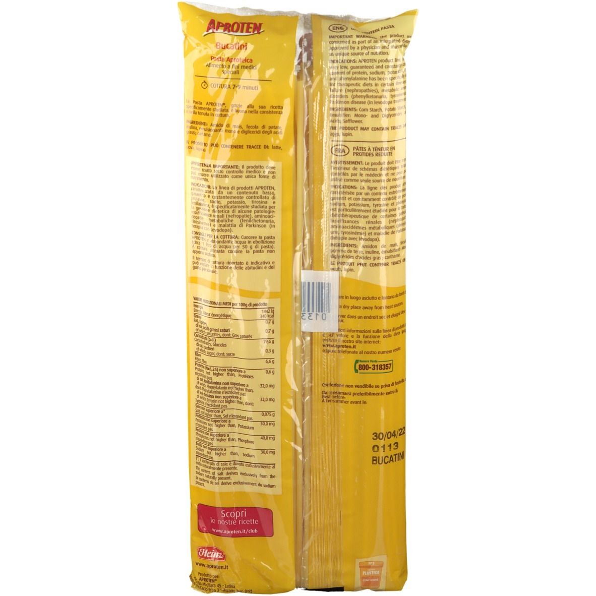 APROTEN® Bucatini eiweißarme Pasta