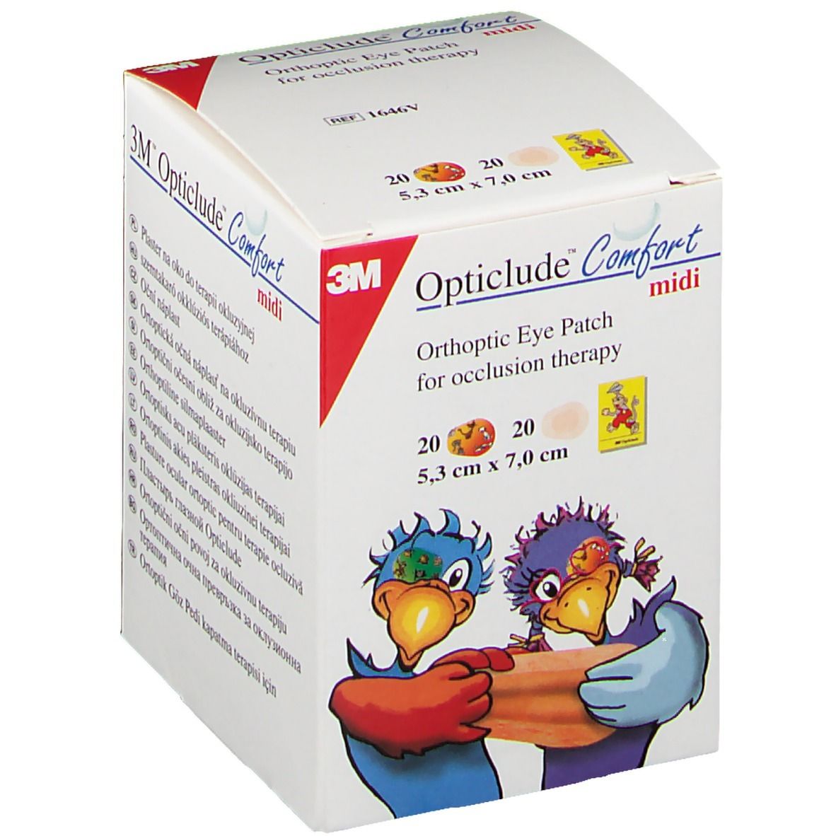 3M™ Opticlude™ Comfort midi 5,3 x 7,0 cm