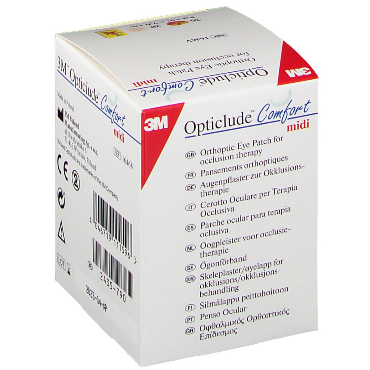 3M™ Opticlude™ Comfort midi 5,3 x 7,0 cm