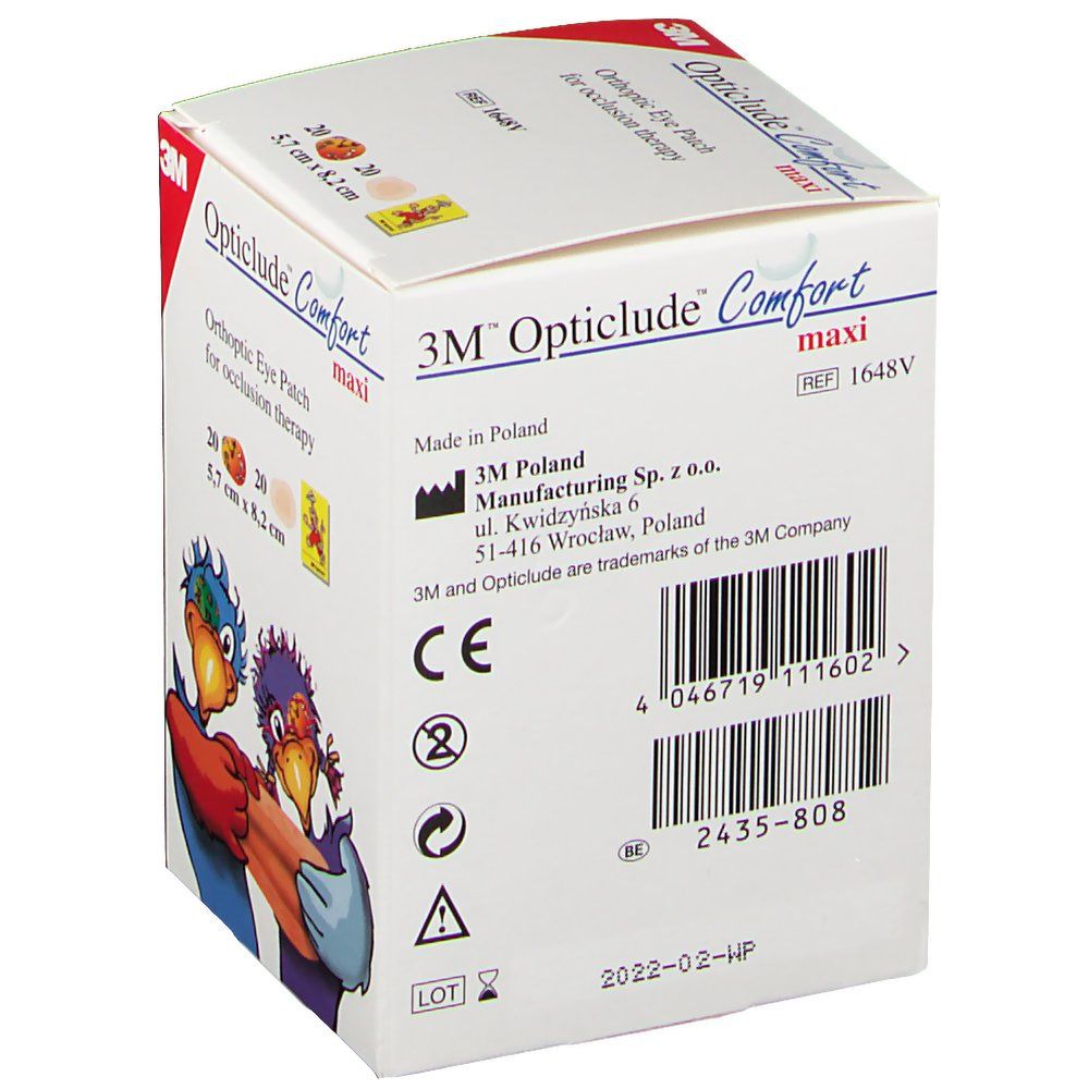 3M™ Opticlude™ Comfort Maxi 5,7 x 8,0 cm
