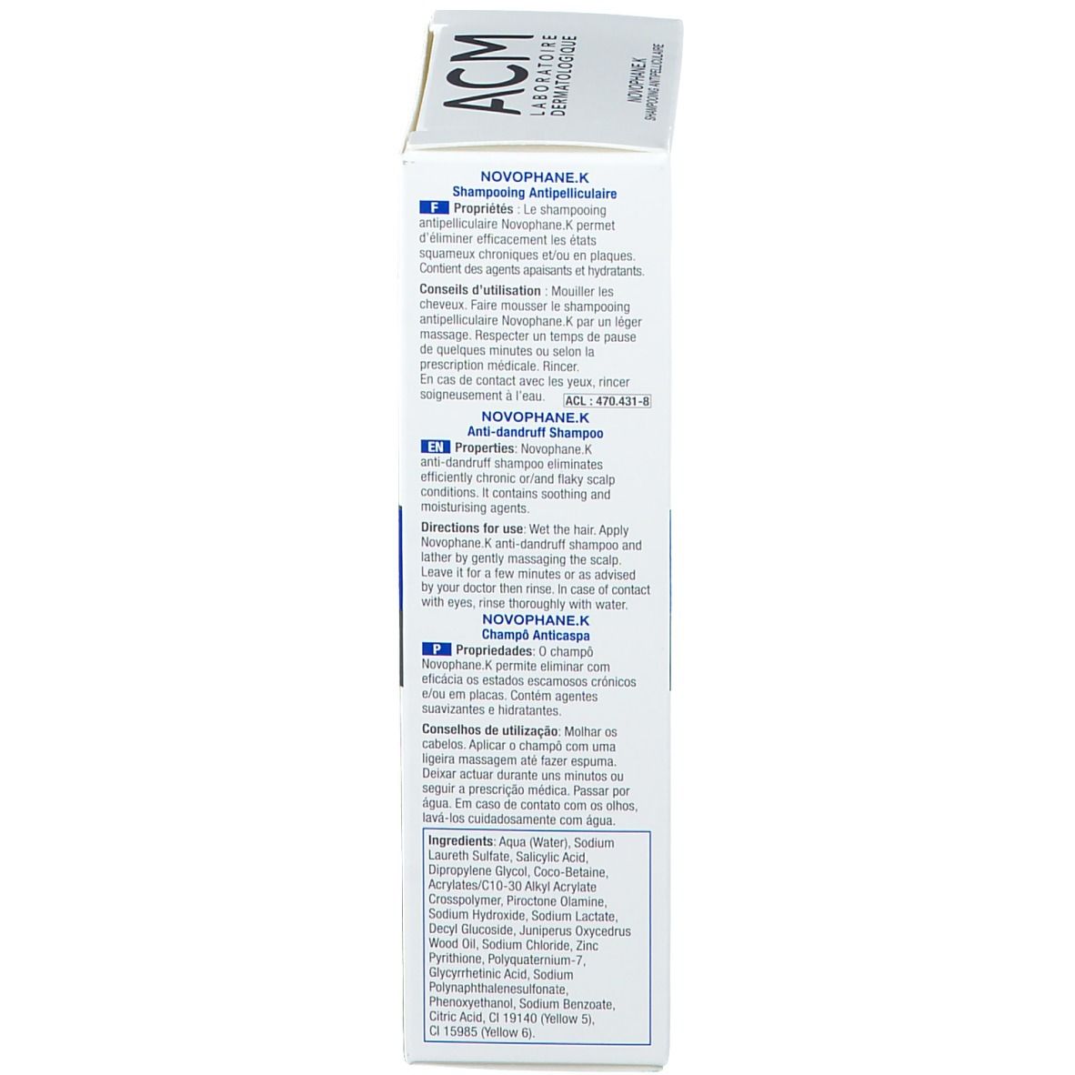 ACM NOVOPHANE K Shampooing - Pellicules Sévères