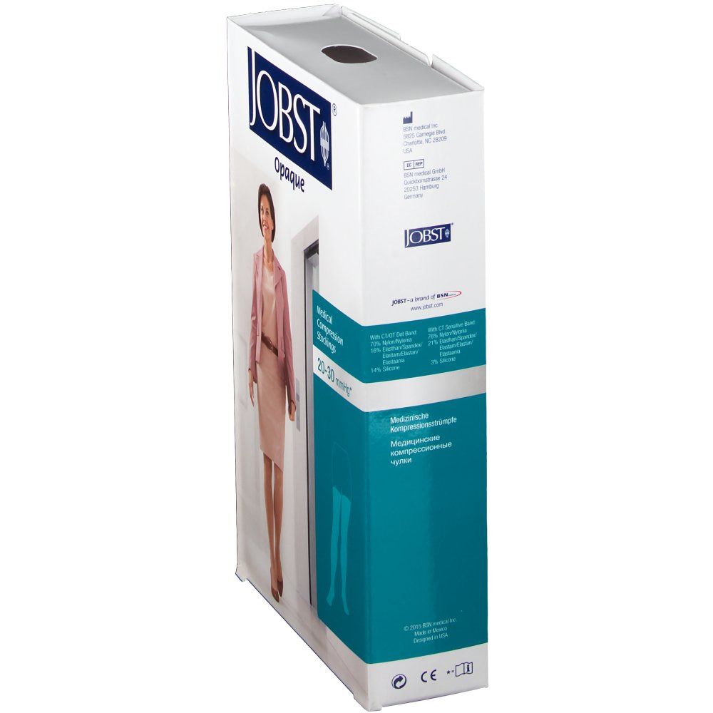 JOBST® Opaque Kompressionsstrümpfe 20-30 mmHg schwarz Gr. M