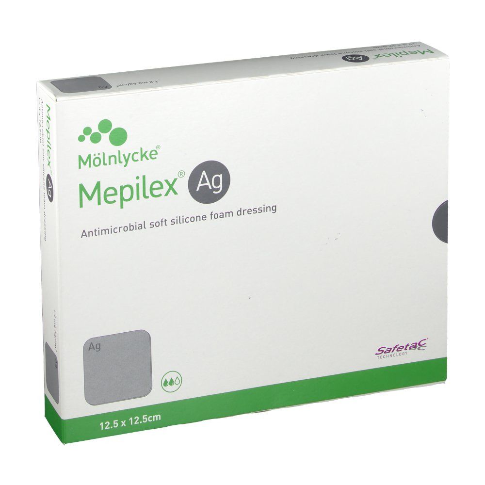 Mepilex® Ag 12,5 x 12,5 cm