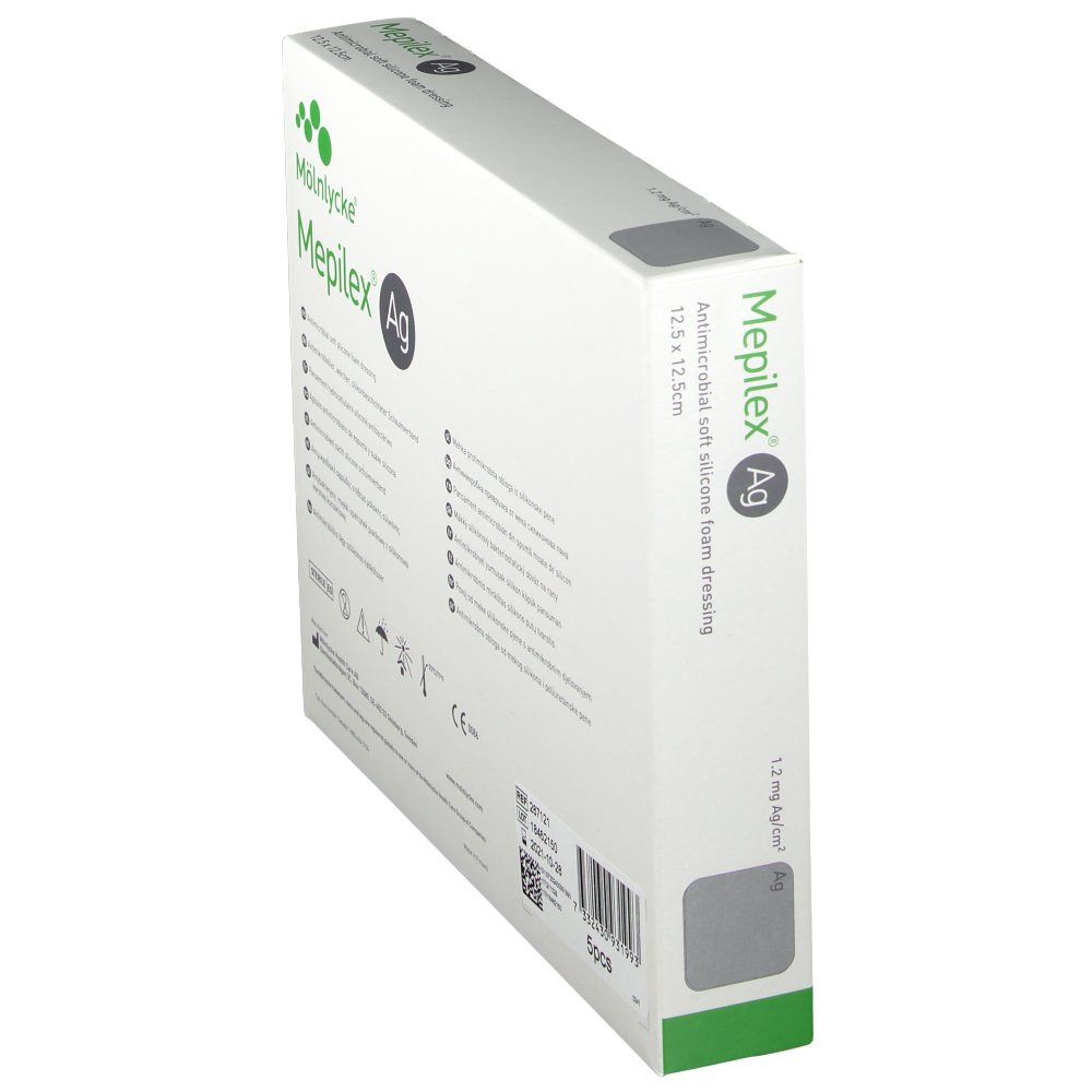 Mepilex® Ag 12,5 x 12,5 cm