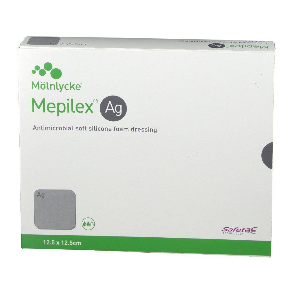Mepilex® Ag 12,5 x 12,5 cm