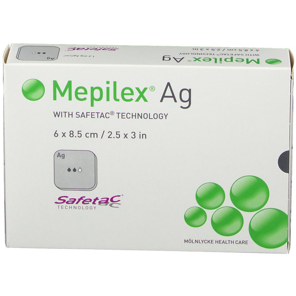 Mepilex® Ag 6 x 8,5 cm