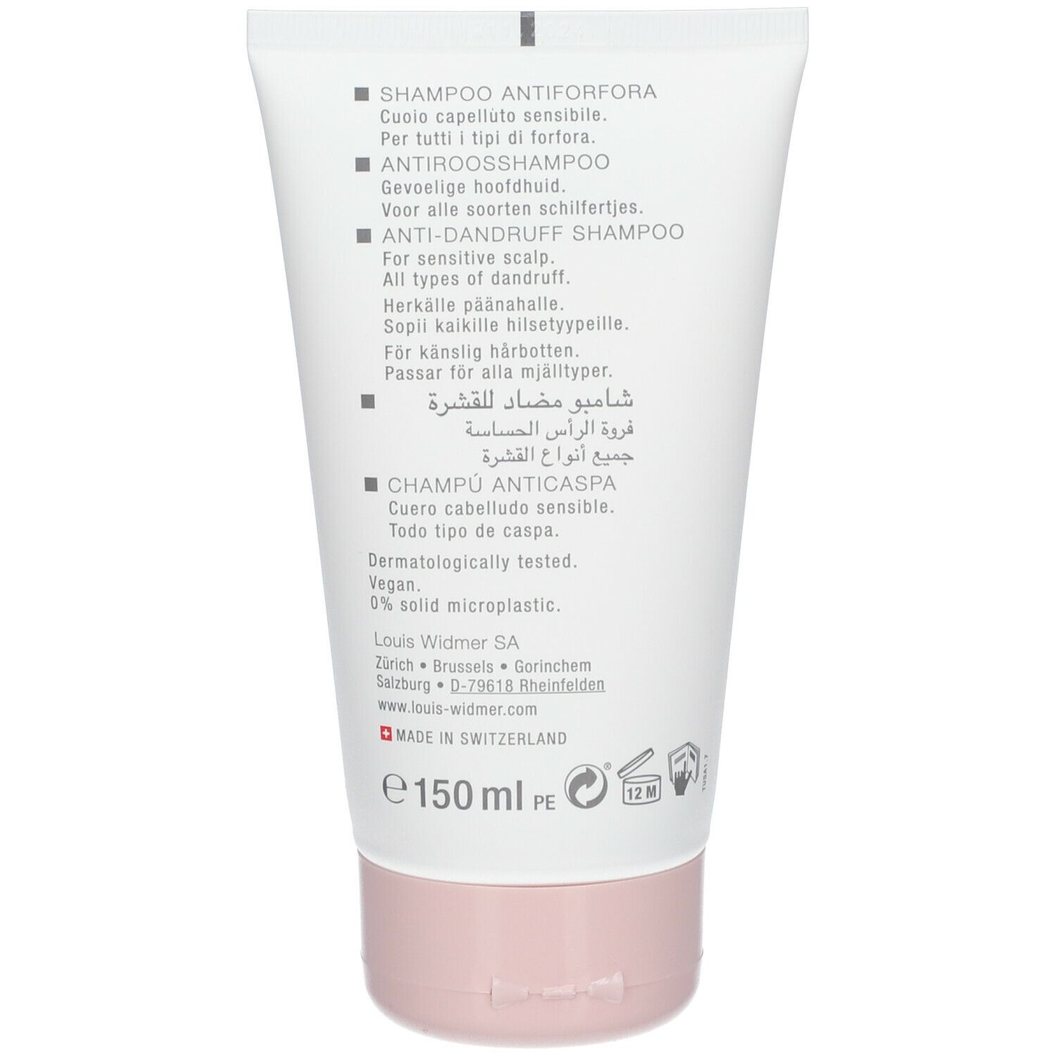 Louis Widmer Antiroosshampoo (Licht Geparfumeerd) ok NLFREN