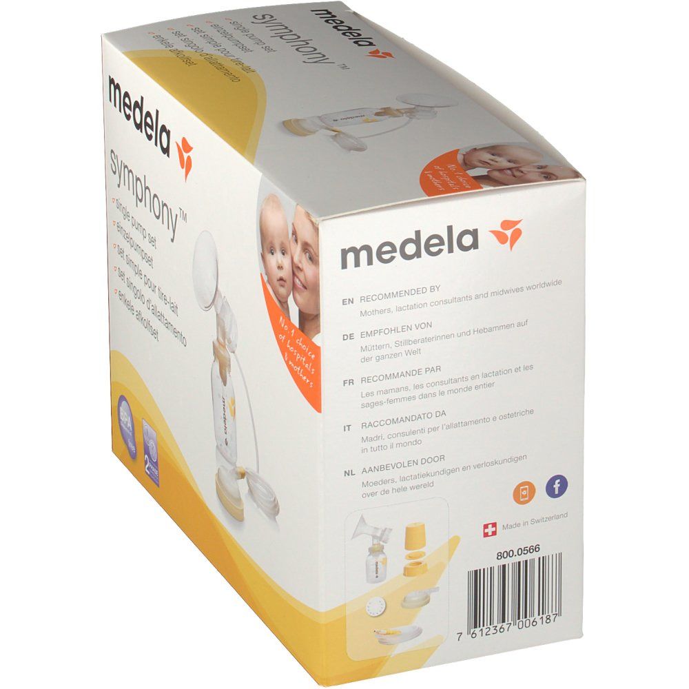 medela symphony® Einzelpumpset