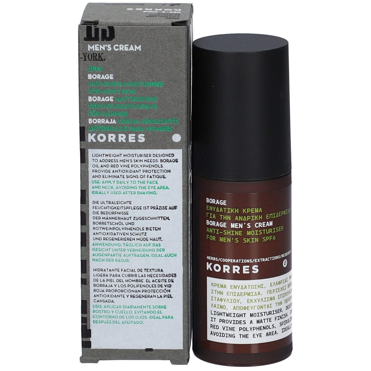 KORRES® Borage Mattierende Feuchtigkeitscreme SPF6