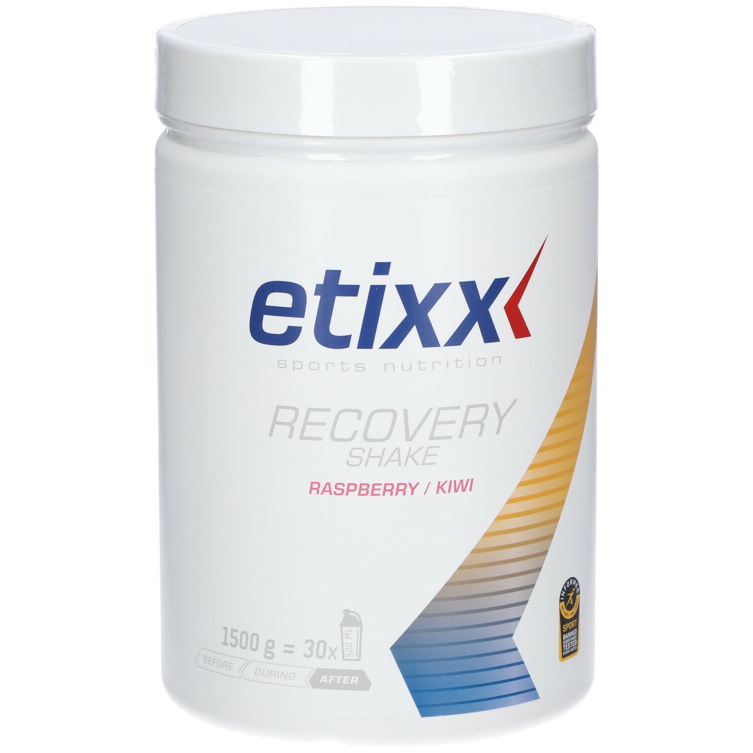etixx Recovery Shake Himbeer-Kiwi Geschmack