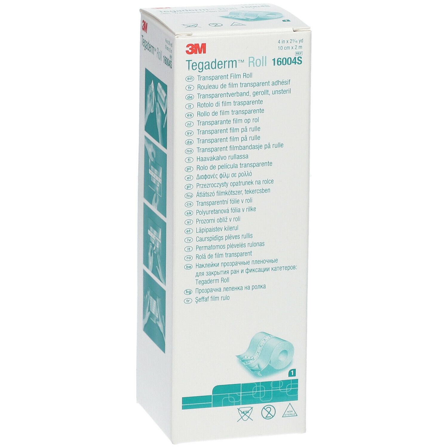 3M™ Tegaderm™ Roll Transparentverband unsteril 10 cm x 2 m