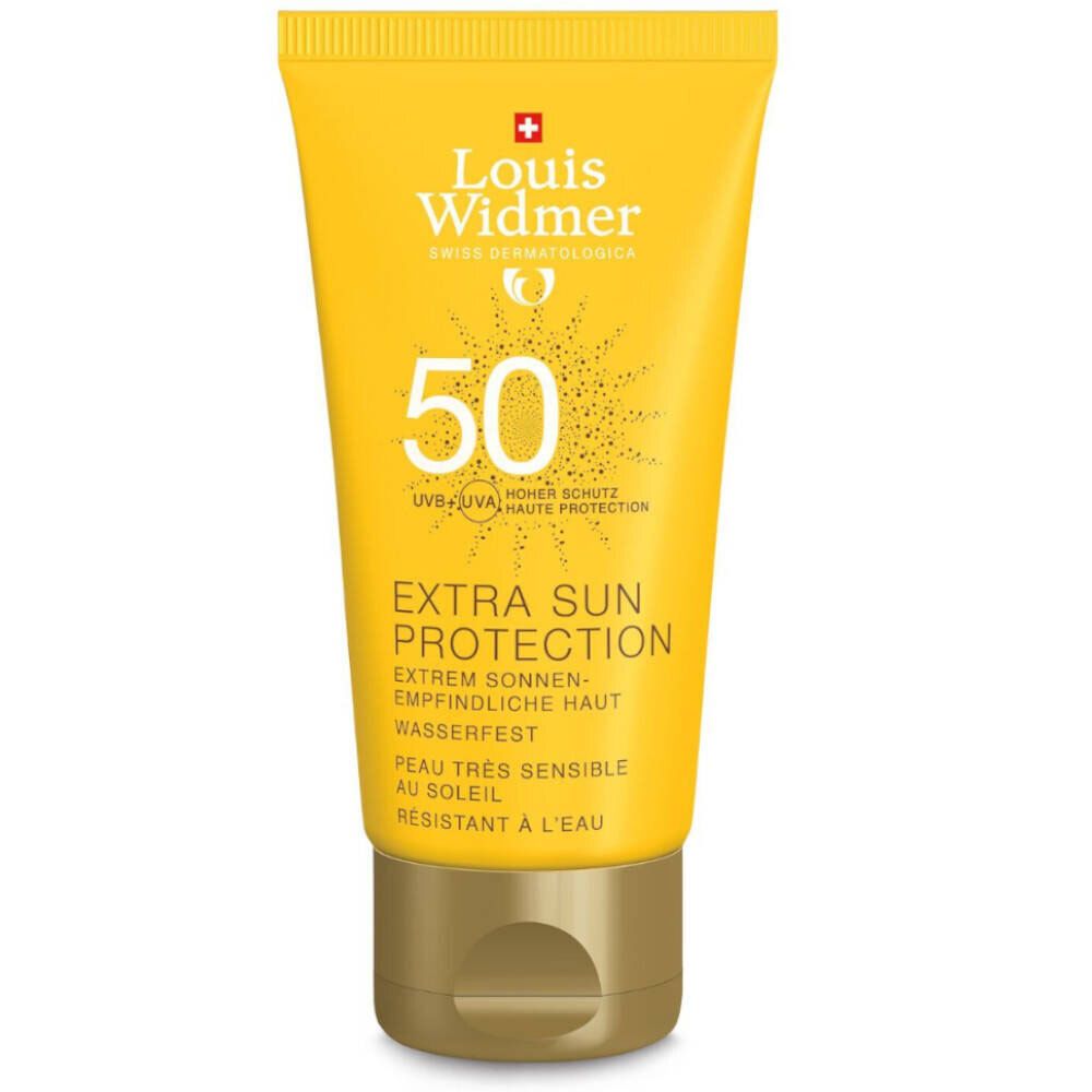 Louis Widmer Extra Sonnenschutz 50 Creme ohne Parfüm