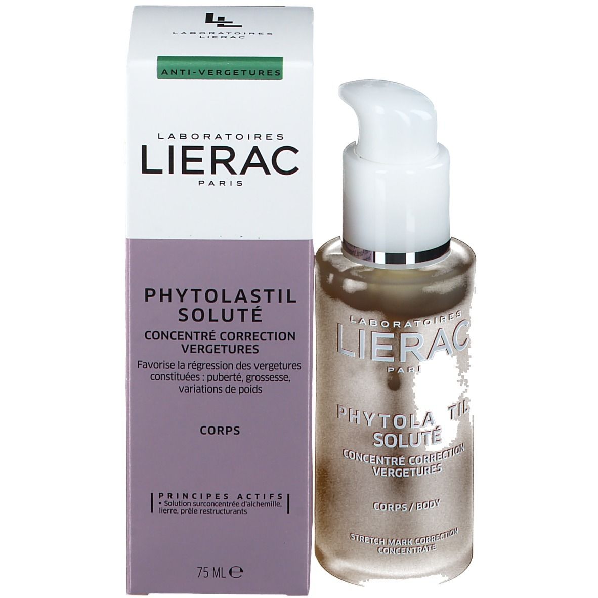 LIERAC Phytolastil soluté - Sérum correction des vergetures