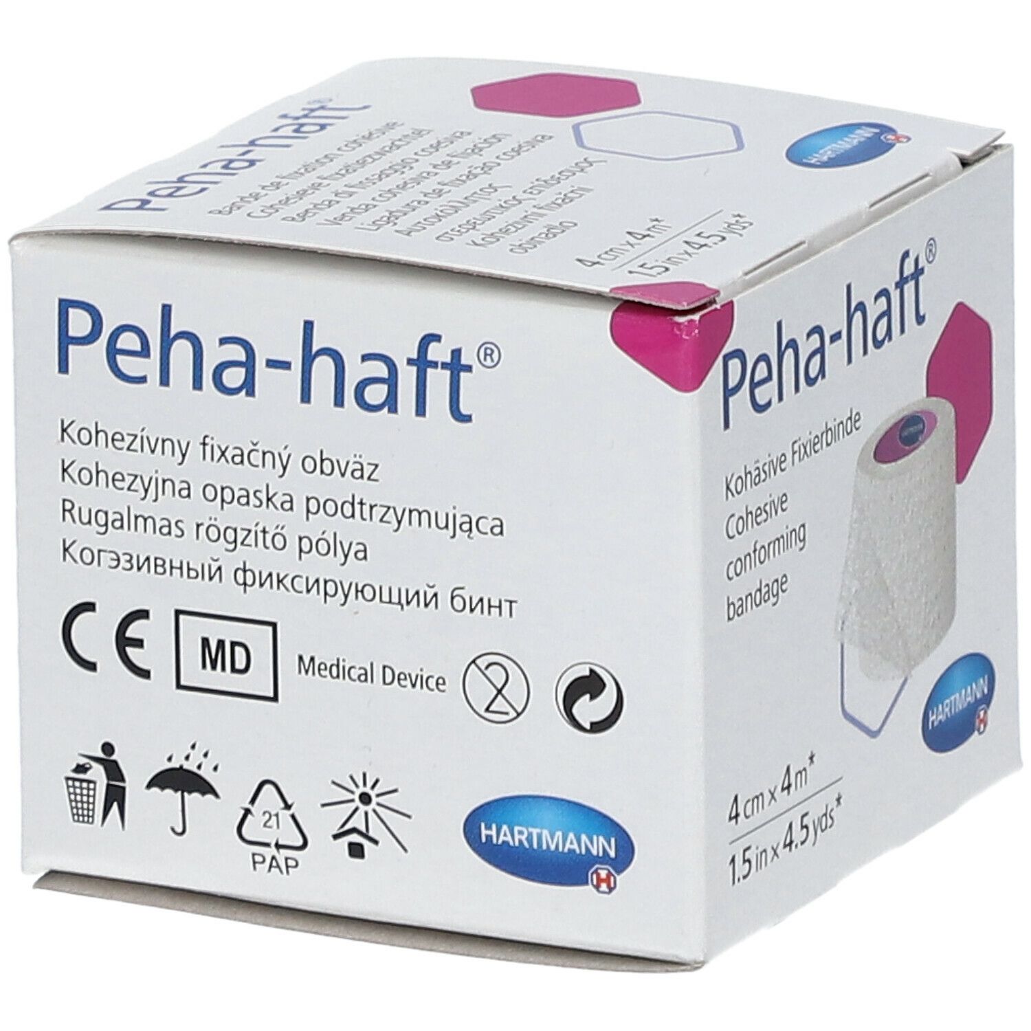 Hartmann Peha-Haft® Latexfree 4 cm x 4 m