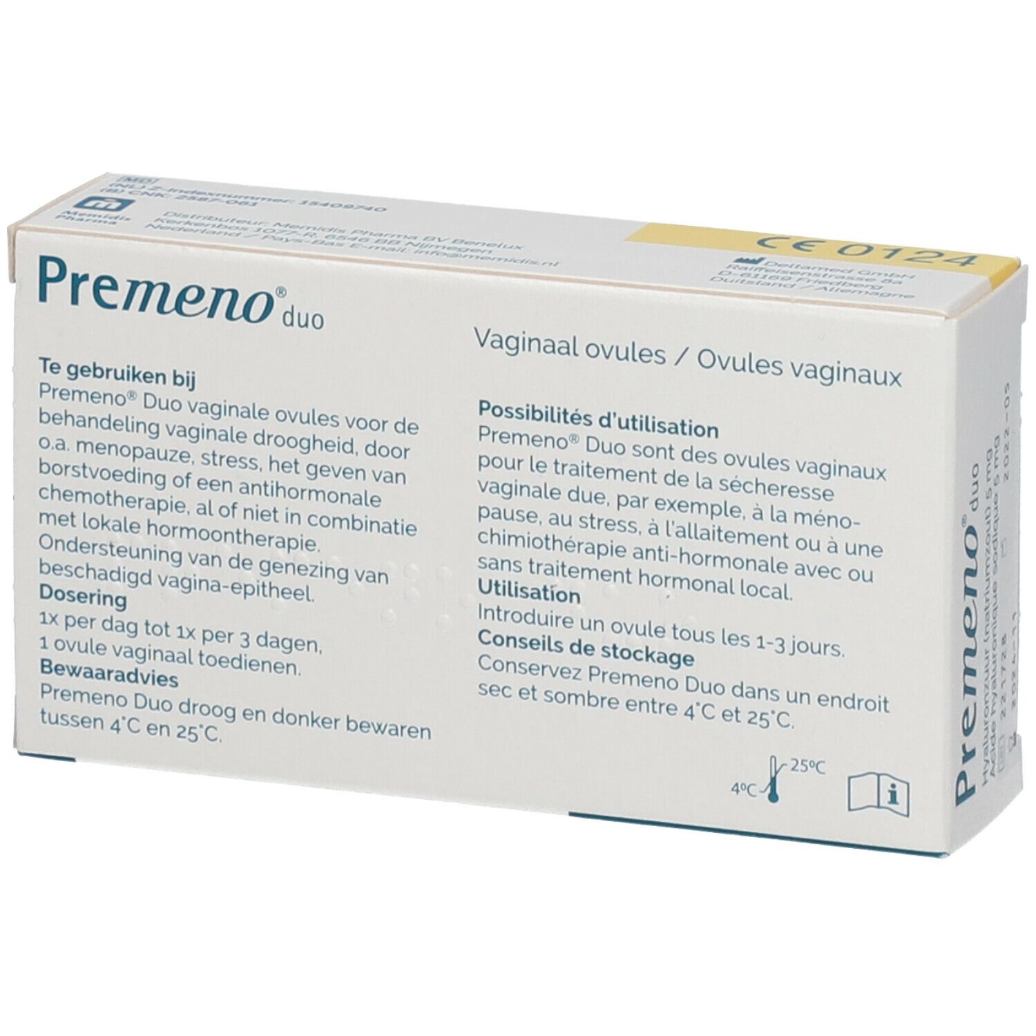 Premeno® duo Vaginale Ovules