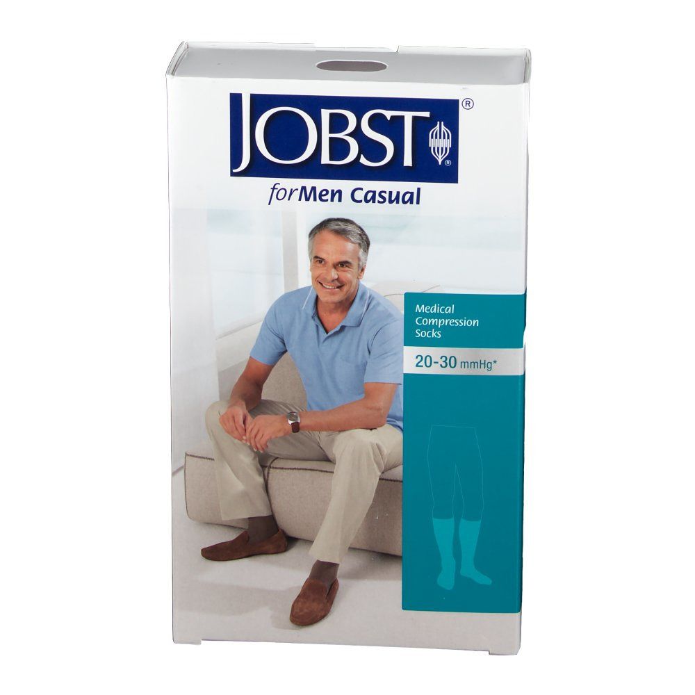 JOBST® for Men Casual Compression Socks 20-30 mmHg Khaki Taille M