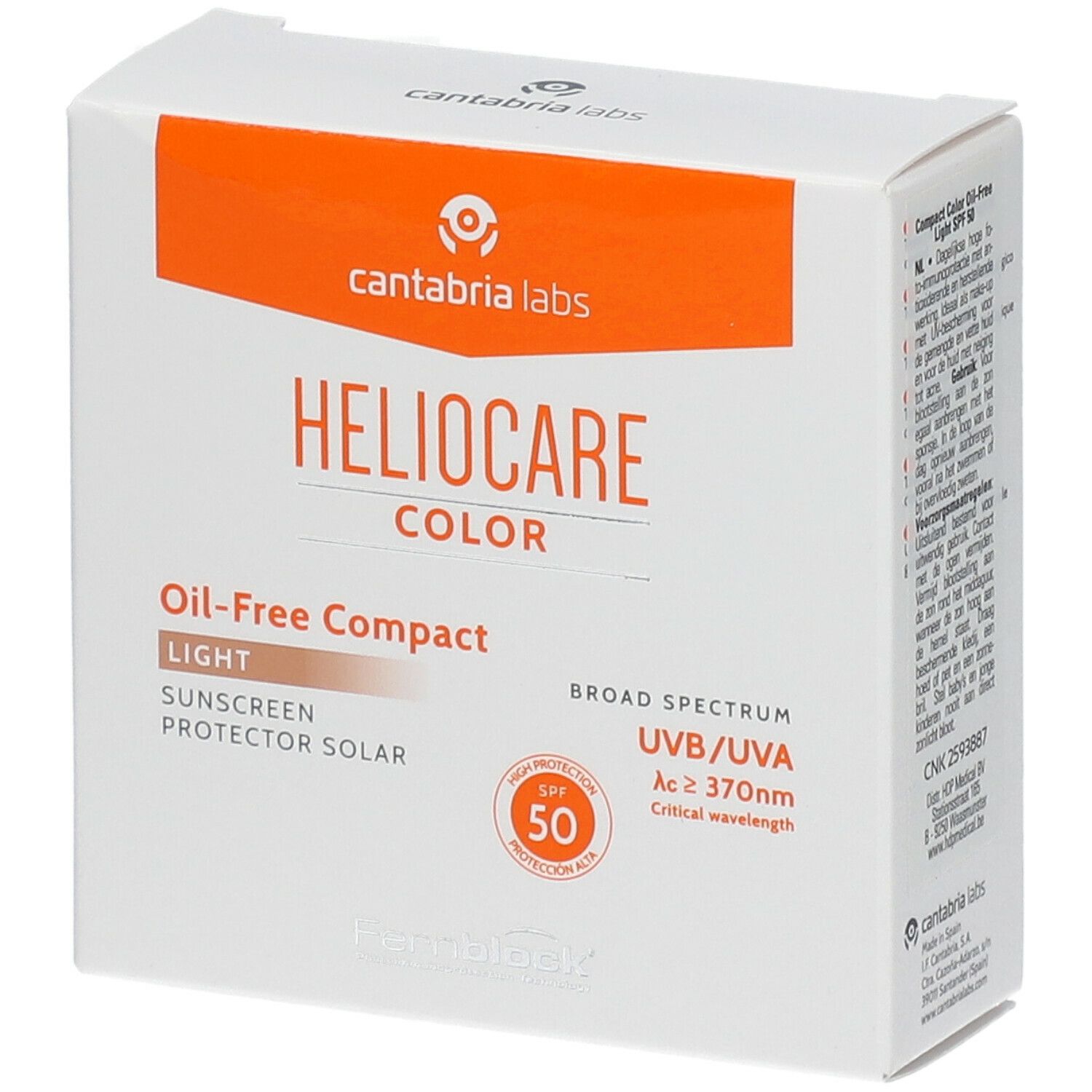 Heliocare Color Compact Oil-Free SPF50 Brun Clair