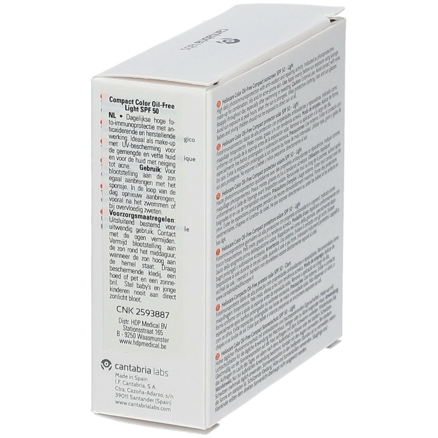 Heliocare Color Compact Oil-Free SPF50 Brun Clair