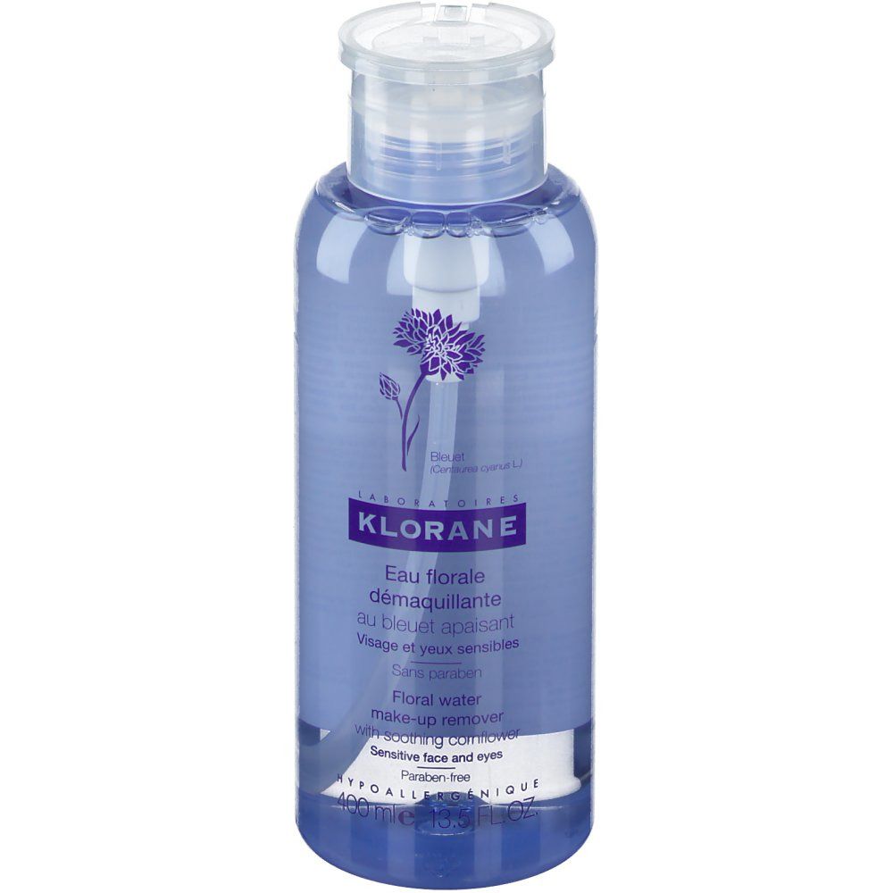 KLORANE Make-Up Entferner mit beruhigende Kornblume