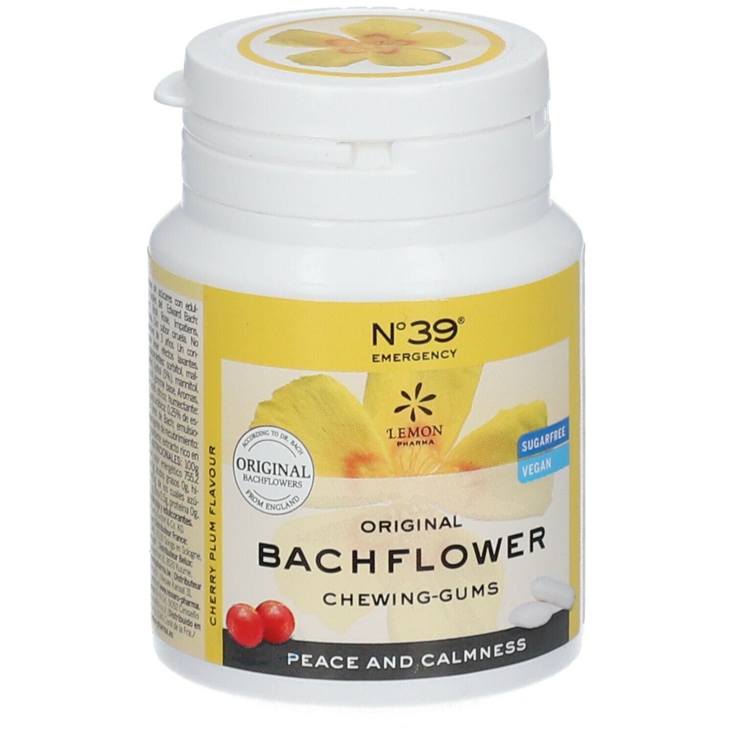 Fleurs de Bach Chewing-Gum N°39 Urgences Sans Sucre