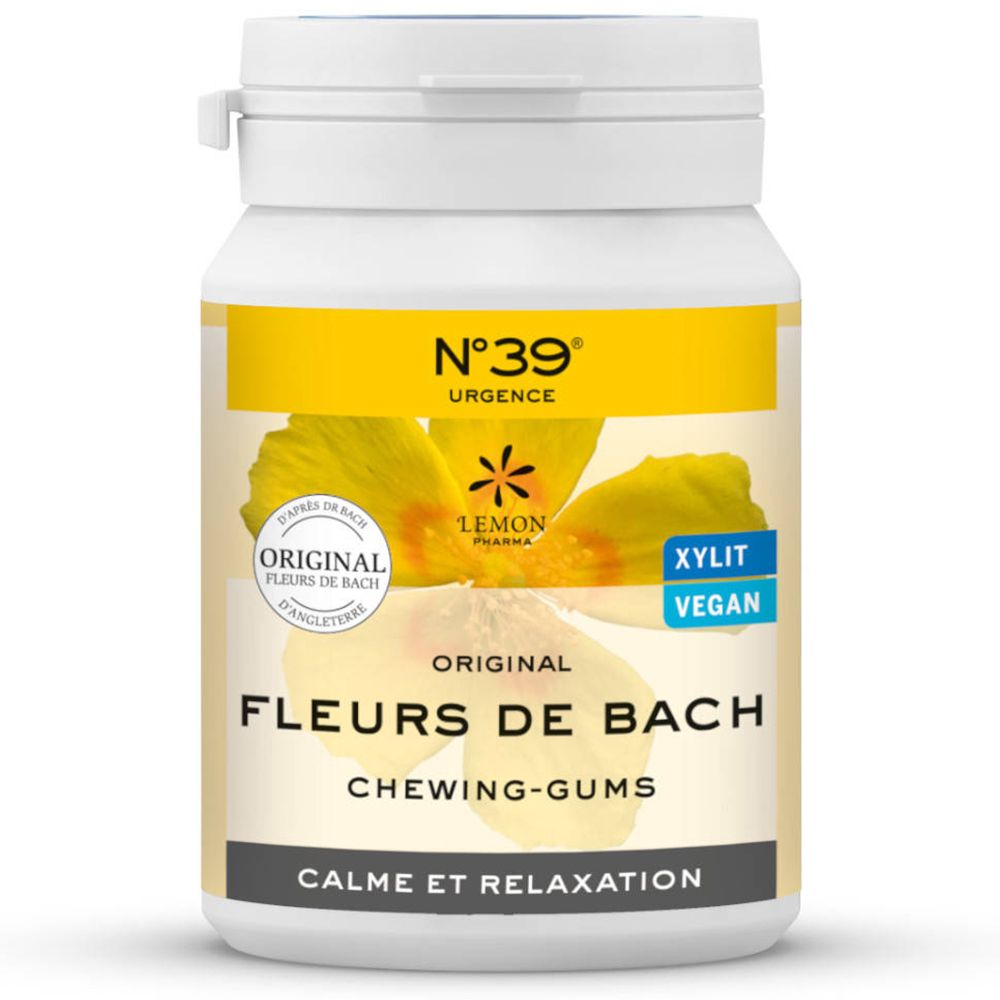 Fleurs de Bach Chewing-Gum N°39 Urgences Sans Sucre